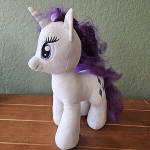 Build A Bear My Little Pony Rarity 16'' Stuff Animal Plush BAB MLP EUC